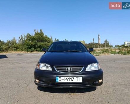 Черный Тойота Авенсис, объемом двигателя 2 л и пробегом 385 тыс. км за 3850 $, фото 1 на Automoto.ua