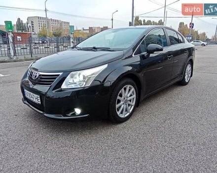 Черный Тойота Авенсис, объемом двигателя 2 л и пробегом 169 тыс. км за 9850 $, фото 1 на Automoto.ua