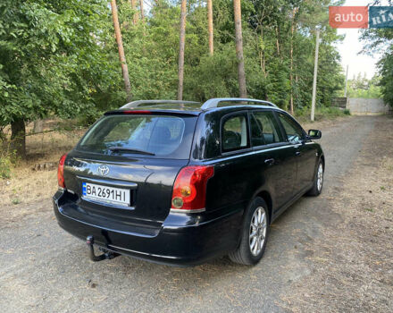 Черный Тойота Авенсис, объемом двигателя 2 л и пробегом 234 тыс. км за 6800 $, фото 6 на Automoto.ua