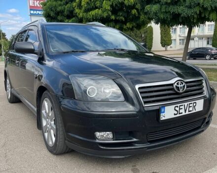Черный Тойота Авенсис, объемом двигателя 2 л и пробегом 400 тыс. км за 5300 $, фото 1 на Automoto.ua