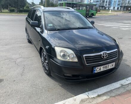 Черный Тойота Авенсис, объемом двигателя 1.8 л и пробегом 331 тыс. км за 4200 $, фото 1 на Automoto.ua