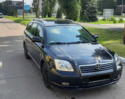 Черный Тойота Авенсис, объемом двигателя 2 л и пробегом 198 тыс. км за 5300 $, фото 2 на Automoto.ua