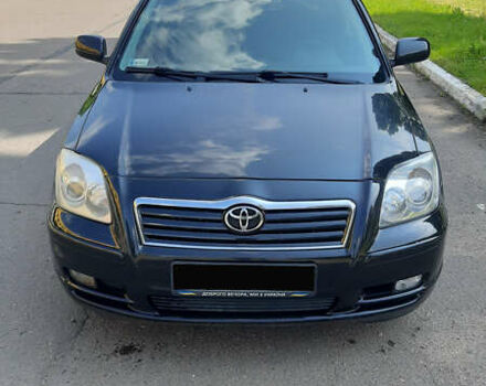 Черный Тойота Авенсис, объемом двигателя 2 л и пробегом 198 тыс. км за 5300 $, фото 1 на Automoto.ua
