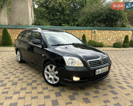 Черный Тойота Авенсис, объемом двигателя 2 л и пробегом 214 тыс. км за 5950 $, фото 24 на Automoto.ua