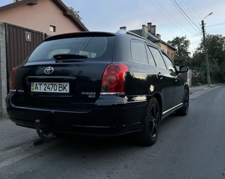 Черный Тойота Авенсис, объемом двигателя 2 л и пробегом 215 тыс. км за 5300 $, фото 3 на Automoto.ua