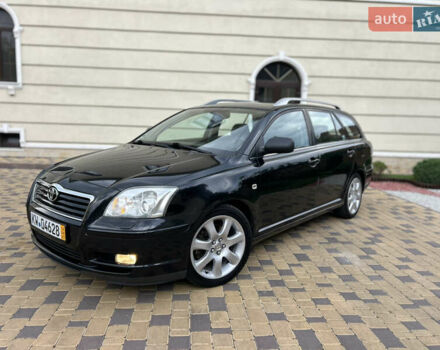 Черный Тойота Авенсис, объемом двигателя 2 л и пробегом 214 тыс. км за 5950 $, фото 8 на Automoto.ua