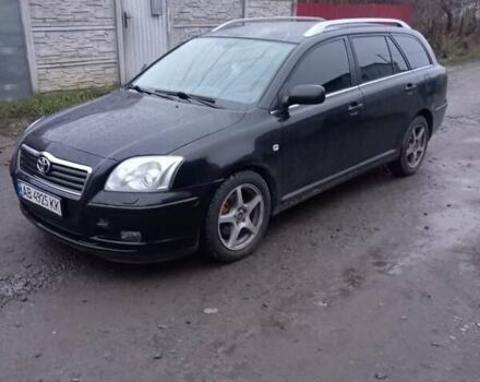 Черный Тойота Авенсис, объемом двигателя 1.8 л и пробегом 299 тыс. км за 6200 $, фото 1 на Automoto.ua