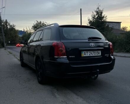 Черный Тойота Авенсис, объемом двигателя 2 л и пробегом 215 тыс. км за 5300 $, фото 5 на Automoto.ua