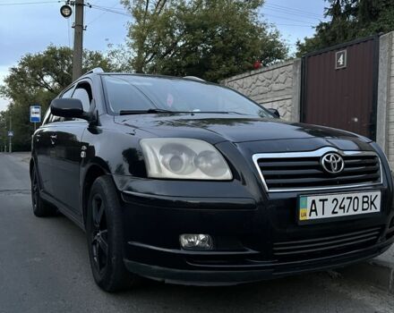 Черный Тойота Авенсис, объемом двигателя 2 л и пробегом 215 тыс. км за 5300 $, фото 1 на Automoto.ua