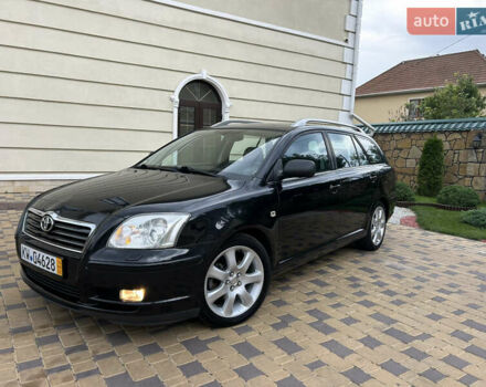 Черный Тойота Авенсис, объемом двигателя 2 л и пробегом 214 тыс. км за 5950 $, фото 1 на Automoto.ua