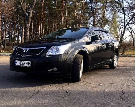 Черный Тойота Авенсис, объемом двигателя 2 л и пробегом 252 тыс. км за 9500 $, фото 1 на Automoto.ua