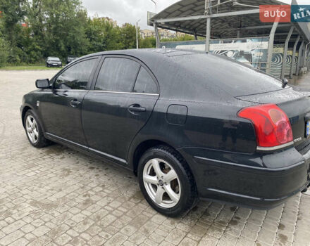 Черный Тойота Авенсис, объемом двигателя 2 л и пробегом 268 тыс. км за 5200 $, фото 1 на Automoto.ua