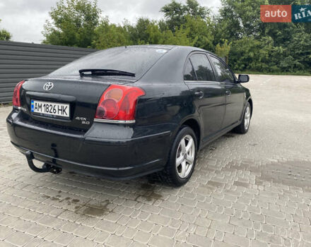 Черный Тойота Авенсис, объемом двигателя 2 л и пробегом 268 тыс. км за 5200 $, фото 3 на Automoto.ua