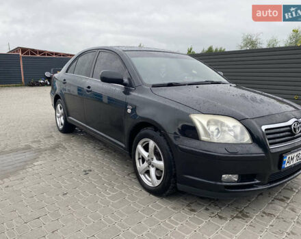 Черный Тойота Авенсис, объемом двигателя 2 л и пробегом 268 тыс. км за 5200 $, фото 2 на Automoto.ua