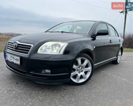 Черный Тойота Авенсис, объемом двигателя 2 л и пробегом 278 тыс. км за 6400 $, фото 1 на Automoto.ua