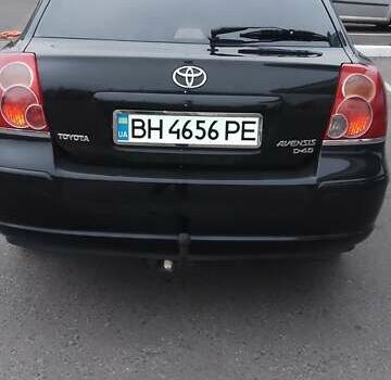 Черный Тойота Авенсис, объемом двигателя 2 л и пробегом 278 тыс. км за 6300 $, фото 1 на Automoto.ua