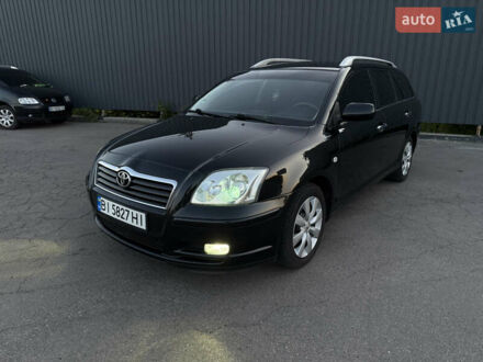 Черный Тойота Авенсис, объемом двигателя 1.8 л и пробегом 181 тыс. км за 4999 $, фото 1 на Automoto.ua