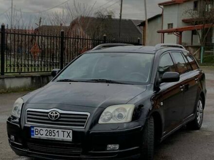 Чорний Тойота Авенсіс, об'ємом двигуна 2 л та пробігом 219 тис. км за 4500 $, фото 1 на Automoto.ua