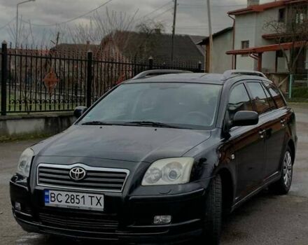 Черный Тойота Авенсис, объемом двигателя 2 л и пробегом 219 тыс. км за 4500 $, фото 1 на Automoto.ua