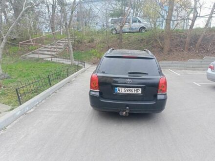 Черный Тойота Авенсис, объемом двигателя 2.4 л и пробегом 240 тыс. км за 4800 $, фото 1 на Automoto.ua