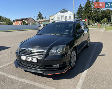 Черный Тойота Авенсис, объемом двигателя 2 л и пробегом 333 тыс. км за 6300 $, фото 1 на Automoto.ua