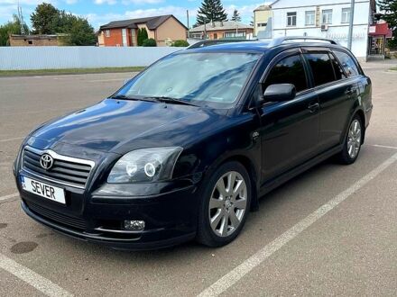 Черный Тойота Авенсис, объемом двигателя 2 л и пробегом 264 тыс. км за 5400 $, фото 1 на Automoto.ua