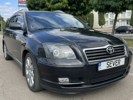 Черный Тойота Авенсис, объемом двигателя 2 л и пробегом 450 тыс. км за 5400 $, фото 1 на Automoto.ua