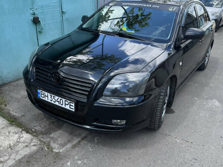Черный Тойота Авенсис, объемом двигателя 1.8 л и пробегом 278 тыс. км за 5850 $, фото 1 на Automoto.ua