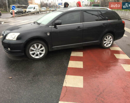 Чорний Тойота Авенсіс, об'ємом двигуна 2 л та пробігом 320 тис. км за 3700 $, фото 1 на Automoto.ua