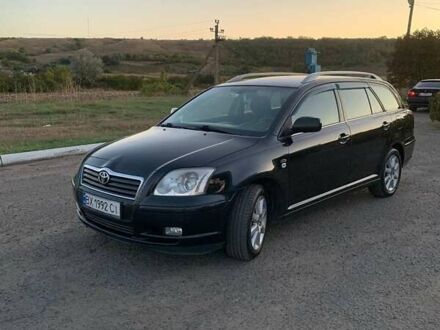 Черный Тойота Авенсис, объемом двигателя 2 л и пробегом 270 тыс. км за 5400 $, фото 1 на Automoto.ua