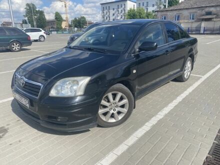 Черный Тойота Авенсис, объемом двигателя 2 л и пробегом 295 тыс. км за 5700 $, фото 1 на Automoto.ua