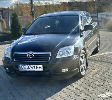 Черный Тойота Авенсис, объемом двигателя 2 л и пробегом 212 тыс. км за 6300 $, фото 1 на Automoto.ua