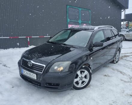 Черный Тойота Авенсис, объемом двигателя 2 л и пробегом 310 тыс. км за 4750 $, фото 1 на Automoto.ua