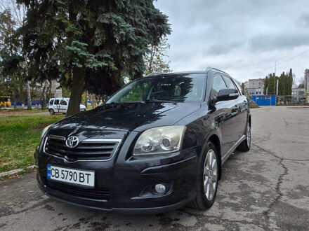 Черный Тойота Авенсис, объемом двигателя 2 л и пробегом 221 тыс. км за 7000 $, фото 1 на Automoto.ua