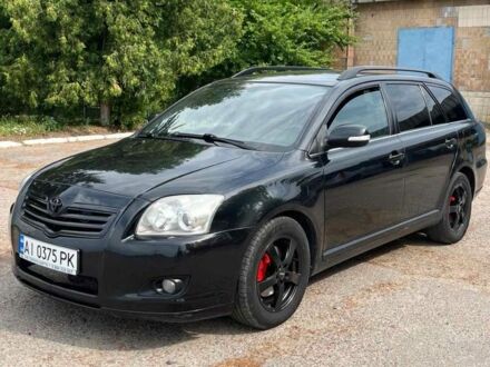 Черный Тойота Авенсис, объемом двигателя 2 л и пробегом 310 тыс. км за 5400 $, фото 1 на Automoto.ua