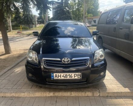Черный Тойота Авенсис, объемом двигателя 2 л и пробегом 280 тыс. км за 7400 $, фото 1 на Automoto.ua