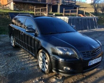 Черный Тойота Авенсис, объемом двигателя 2 л и пробегом 270 тыс. км за 8500 $, фото 1 на Automoto.ua