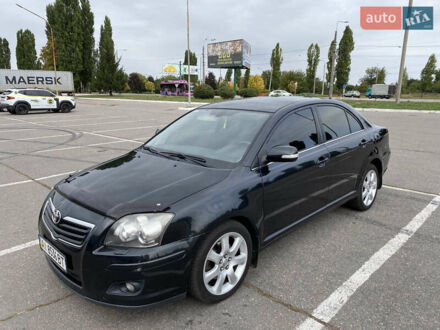 Черный Тойота Авенсис, объемом двигателя 2 л и пробегом 226 тыс. км за 6800 $, фото 1 на Automoto.ua
