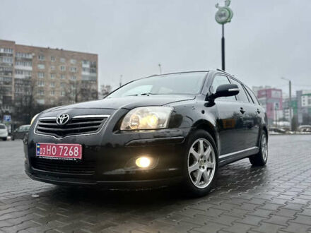 Черный Тойота Авенсис, объемом двигателя 1.8 л и пробегом 155 тыс. км за 7350 $, фото 1 на Automoto.ua