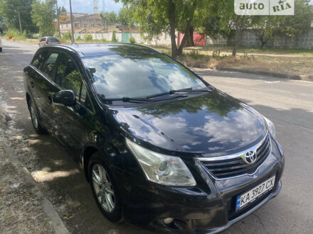 Черный Тойота Авенсис, объемом двигателя 2 л и пробегом 183 тыс. км за 9300 $, фото 1 на Automoto.ua