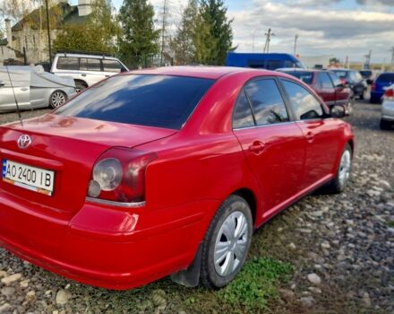 Красный Тойота Авенсис, объемом двигателя 2 л и пробегом 299 тыс. км за 3999 $, фото 2 на Automoto.ua