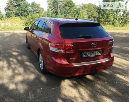 Красный Тойота Авенсис, объемом двигателя 2 л и пробегом 260 тыс. км за 9000 $, фото 12 на Automoto.ua