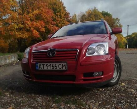 Красный Тойота Авенсис, объемом двигателя 2 л и пробегом 467 тыс. км за 4700 $, фото 1 на Automoto.ua
