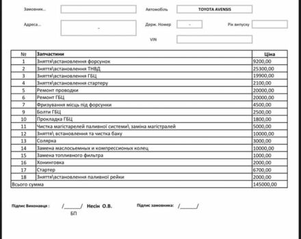 Серый Тойота Авенсис, объемом двигателя 2 л и пробегом 200 тыс. км за 1950 $, фото 5 на Automoto.ua