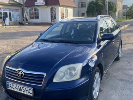 Синий Тойота Авенсис, объемом двигателя 2 л и пробегом 430 тыс. км за 4000 $, фото 1 на Automoto.ua