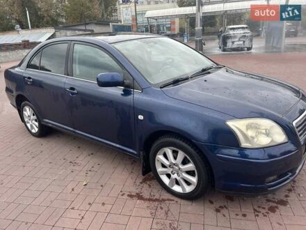 Синий Тойота Авенсис, объемом двигателя 1.8 л и пробегом 375 тыс. км за 6000 $, фото 1 на Automoto.ua
