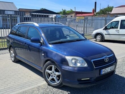 Синий Тойота Авенсис, объемом двигателя 2 л и пробегом 400 тыс. км за 2100 $, фото 1 на Automoto.ua