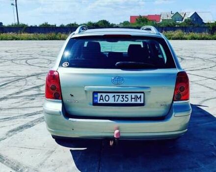 Зеленый Тойота Авенсис, объемом двигателя 2 л и пробегом 215 тыс. км за 6000 $, фото 2 на Automoto.ua