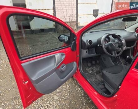 Красный Тойота Айго, объемом двигателя 1 л и пробегом 182 тыс. км за 4300 $, фото 6 на Automoto.ua