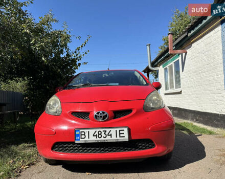 Червоний Тойота Айго, об'ємом двигуна 0.99 л та пробігом 156 тис. км за 5600 $, фото 1 на Automoto.ua